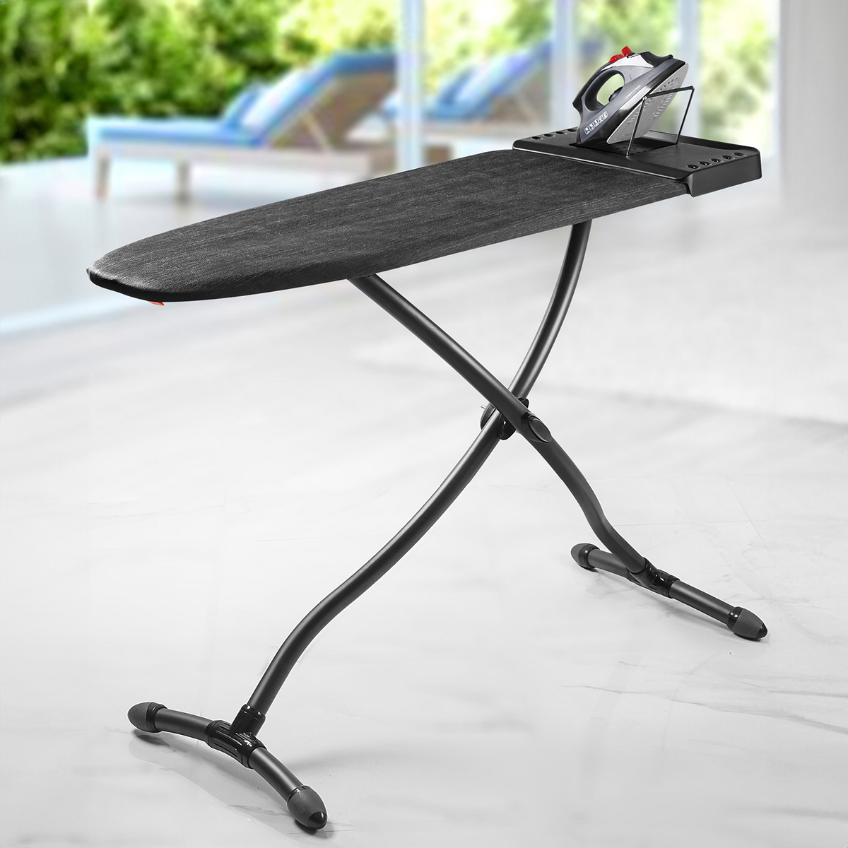 ALMEDA ÜTÜ MASASI - SİYAH