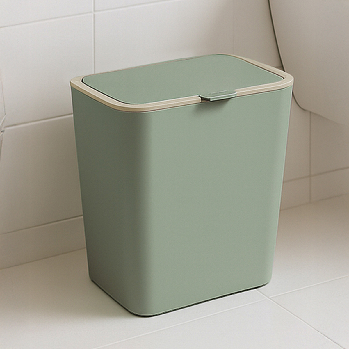 Flip Çöp Kovası - Yeşil